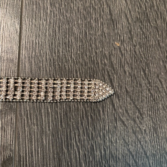 Silver Rhinestone Belt - Picture 2 of 3